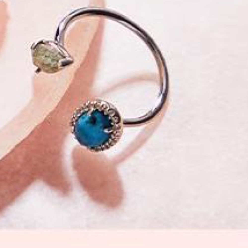 Tai Jewelry Adjustable Silver Plated Ring